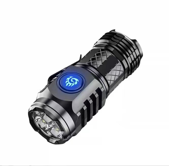 ⏰German Three-eyed Monster Mini Flash Super Power Flashlight