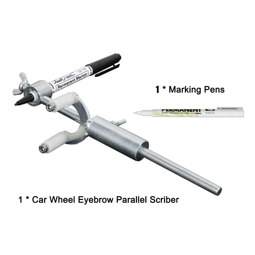 Car Wheel Eyebrow Scriber Sheet Metal Sag Repair Tool Paint Rib Line Data Restoration Parallel Scribe Artifact