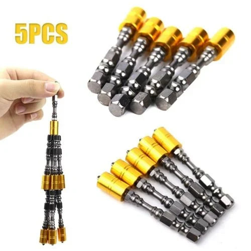 🛒5 Pcs Set Strong Magnetic Screwdriver Bits