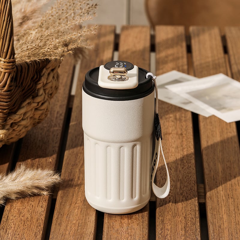 🎄Coffee Thermos With Temperature Display😊 (BUY 2 FREE SHIPPING)