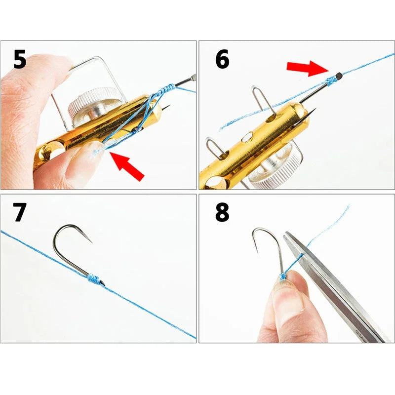 Fishing Line Knotter Hook Needle