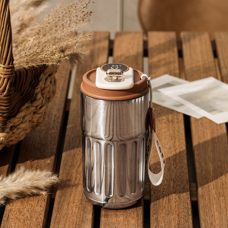 🎄Coffee Thermos With Temperature Display😊 (BUY 2 FREE SHIPPING)