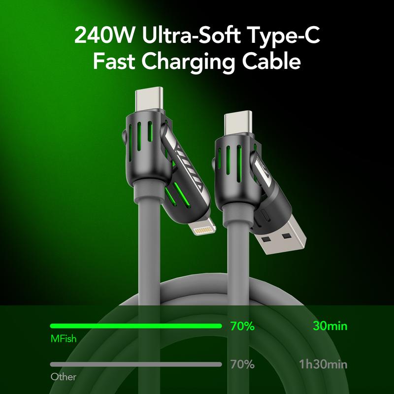 4-in-1 USB Charging Cable(+Free Storage Bag)